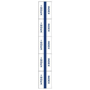 Alpha Exhibit Index Tabs